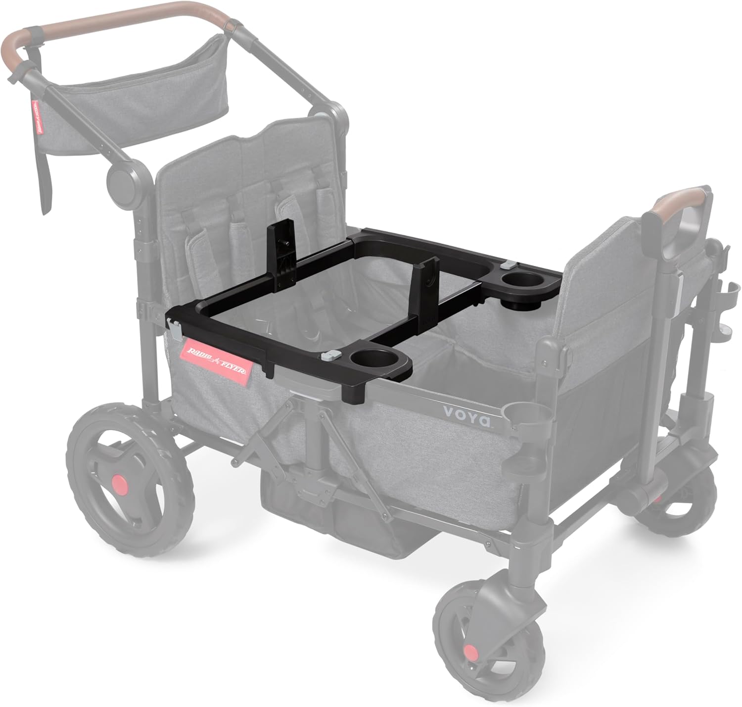 Stroller Wagon, 4 Seater Wagon Stroller for Kids with Low Sides, Baby Stroller Wagon, Quad Stroller