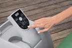 Inflatable Hot Tub Spa | Portable Hot Tub with Heated Water System and 140 Bubble Jets | Fits Up to 4 People
