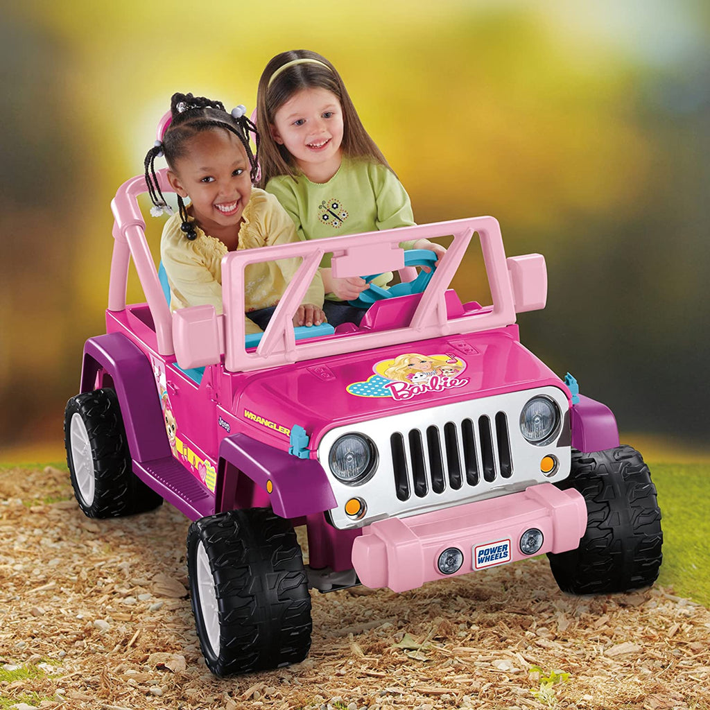Power Wheels Barbie Jammin Jeep Wrangler