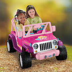 Power Wheels Barbie Jammin Jeep Wrangler