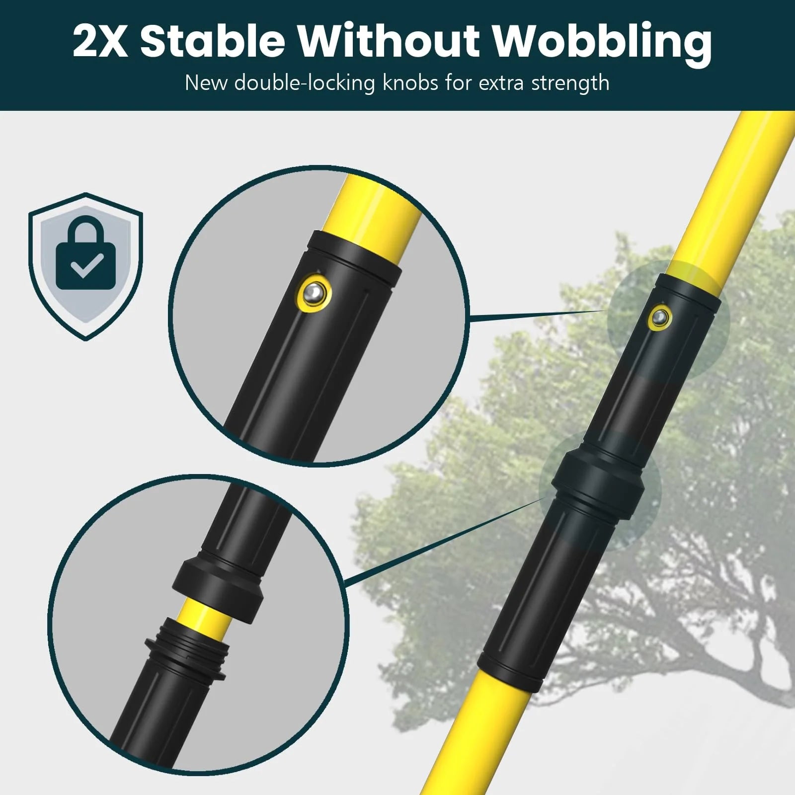 Dremmt 27 FT Pole Saws for Tree Trimming
