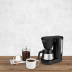 Cuisinart 5-Cup Coffeemaker with Stainless Steel Carafe, Compact Design, Brew Pause Feature