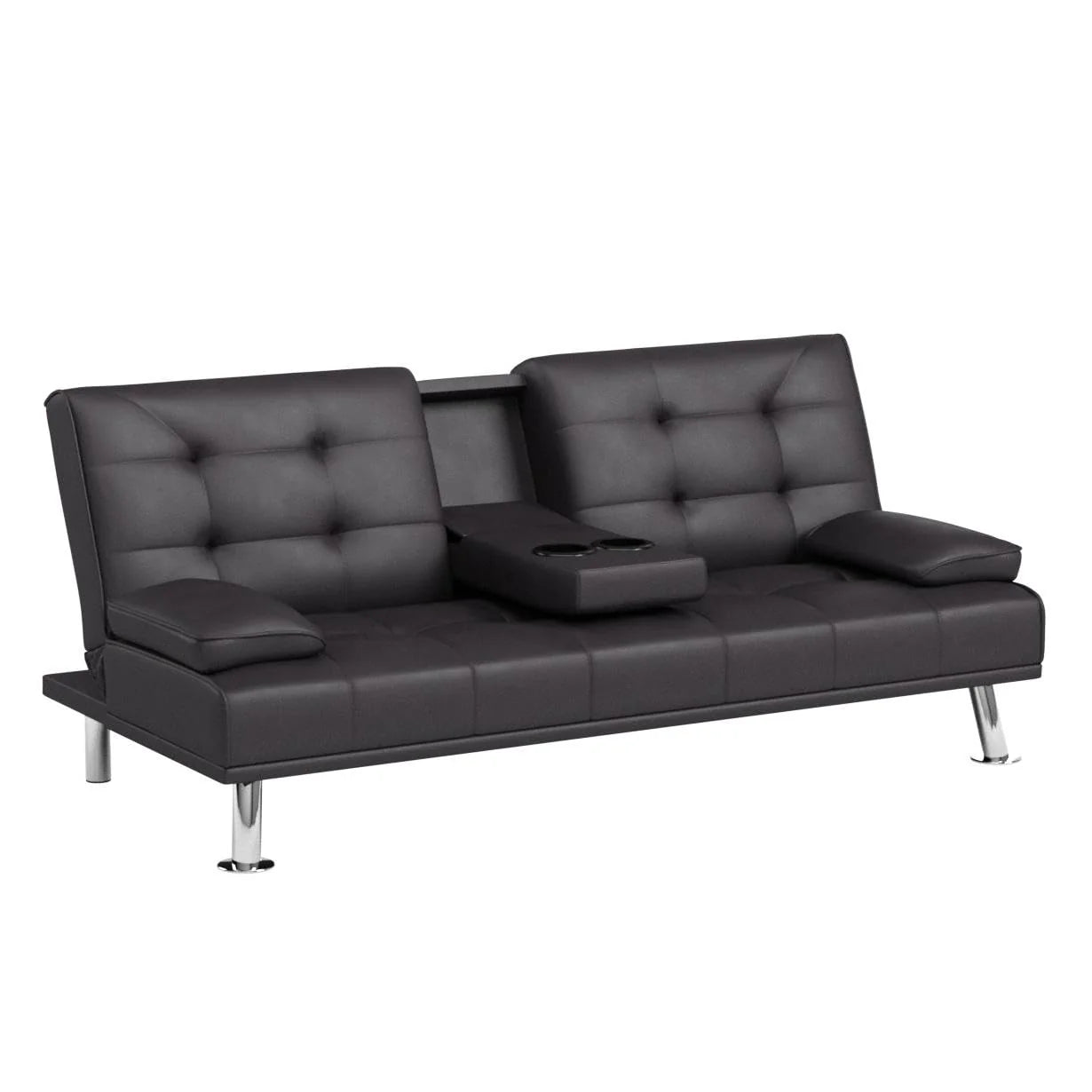 JUMMICO Modern Convertible Folding Futon Sofa Bed