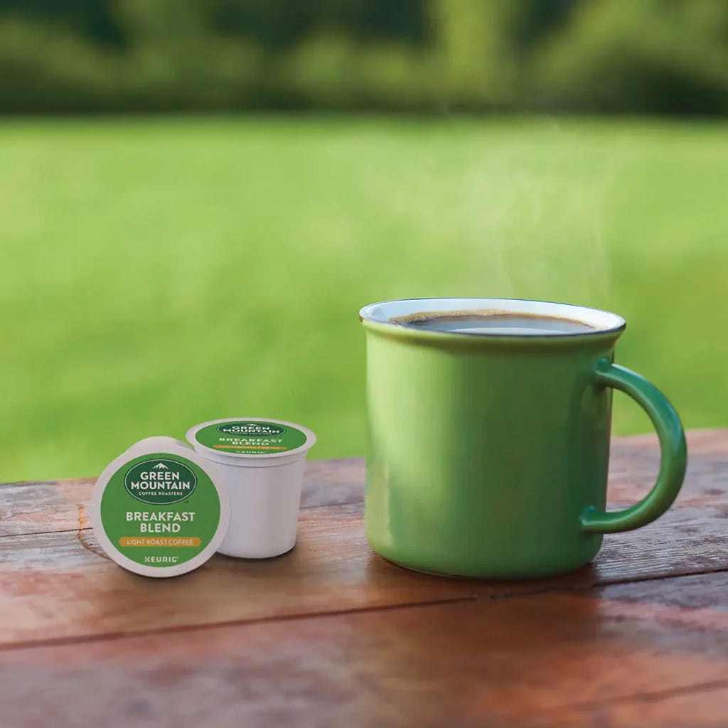 Green Mountain Coffee Roasters Breakfast Blend Light Roast K-Cup Pods, 96 Count