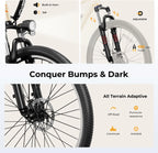 Eb5 Electric Bike 500W Motor 40Miles 20Mph