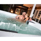 Lifesmart Spas 5 - Person 23 - Jet Rectangular Plug And Play Hot Tub with Ozonator in Espresso