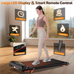 Lysole Walking Pad Treadmil with Remote Control Large LED Display