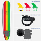 Classic Soft Top Foam 8ft Surfboard