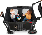Stroller Wagon, 4 Seater Wagon Stroller for Kids with Low Sides, Baby Stroller Wagon, Quad Stroller