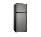 4.6. Cu ft Two Door Mini Refrigerator with Freezer, Stainless Steel