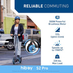 Electric Scooter, 500W Motor, 10′′ Solid Tires, 25 Miles Range, 19 Mph Folding Commuter Electric Scooter for Adults (Optional Seat)