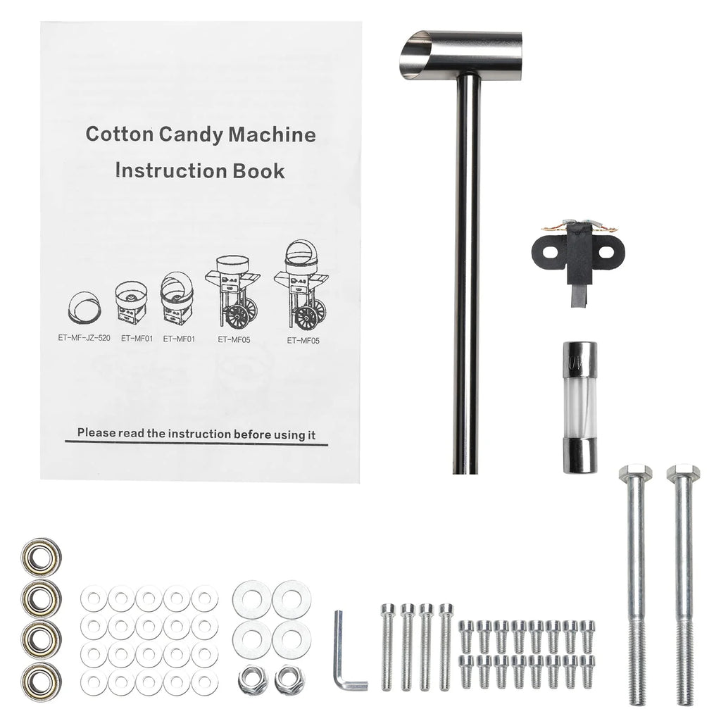 ROVSUN 21 Inch Cotton Candy Machine Cart