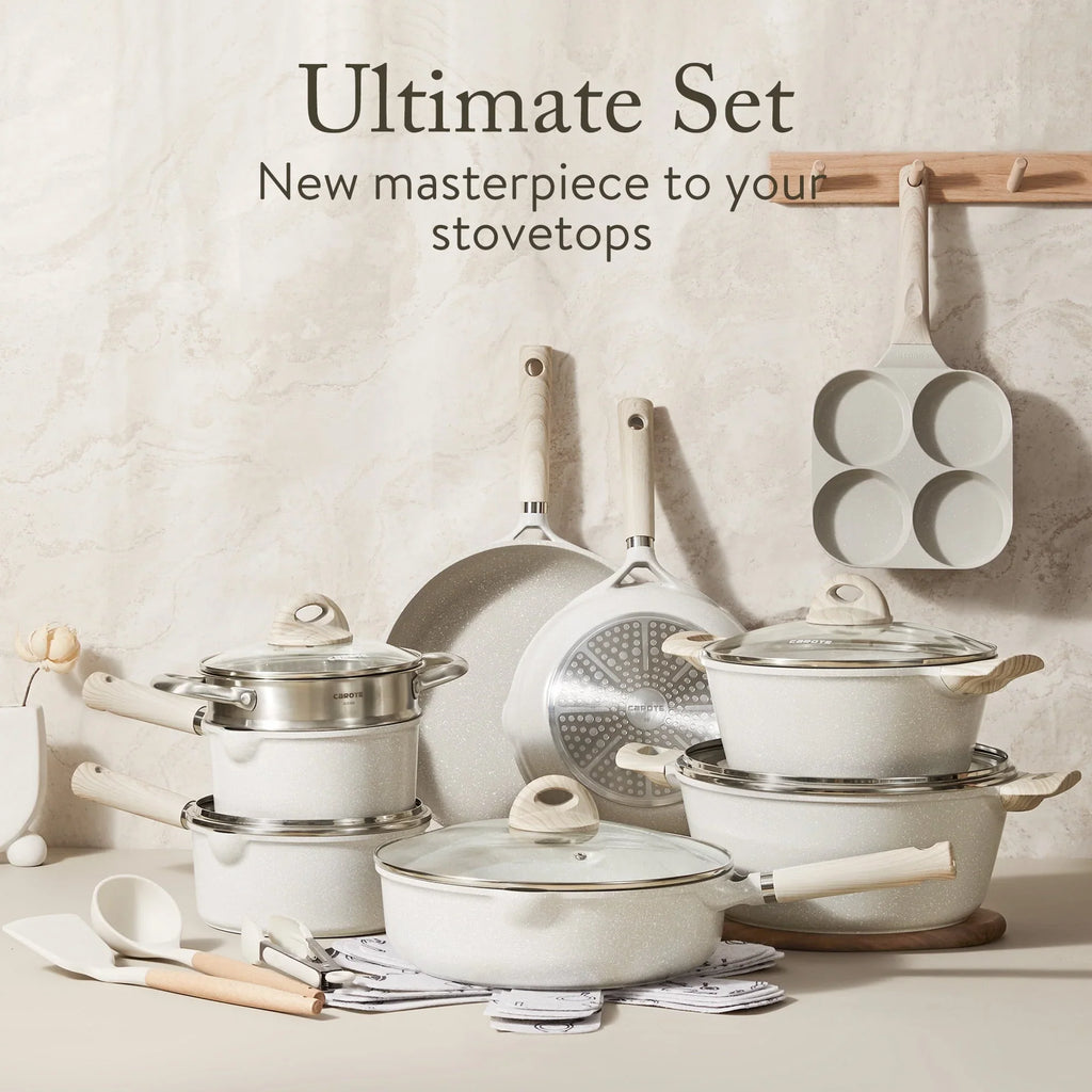 Carote Induction Kitchen Cookware Sets
