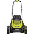 RYOBI ONE+ 18V 13 in. Cordless Battery Walk Behind Push Lawn Mower wit
