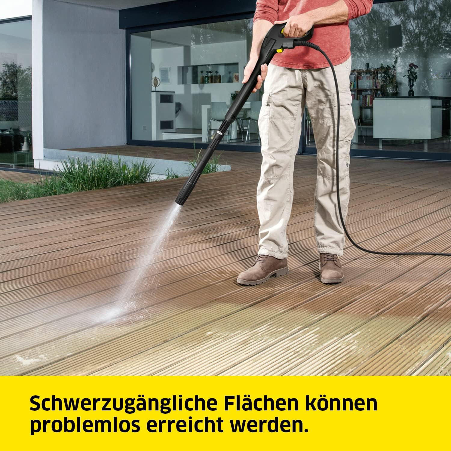 Krcher hogedrukreiniger K 7 Premium Power Home, druk: 180 bar, debiet: 600 l/h, oppervlaktecapaciteit: 60 m/h, vermogen: 3.000 W, slanghaspel, met pistool, vuilvreter, spuitlans