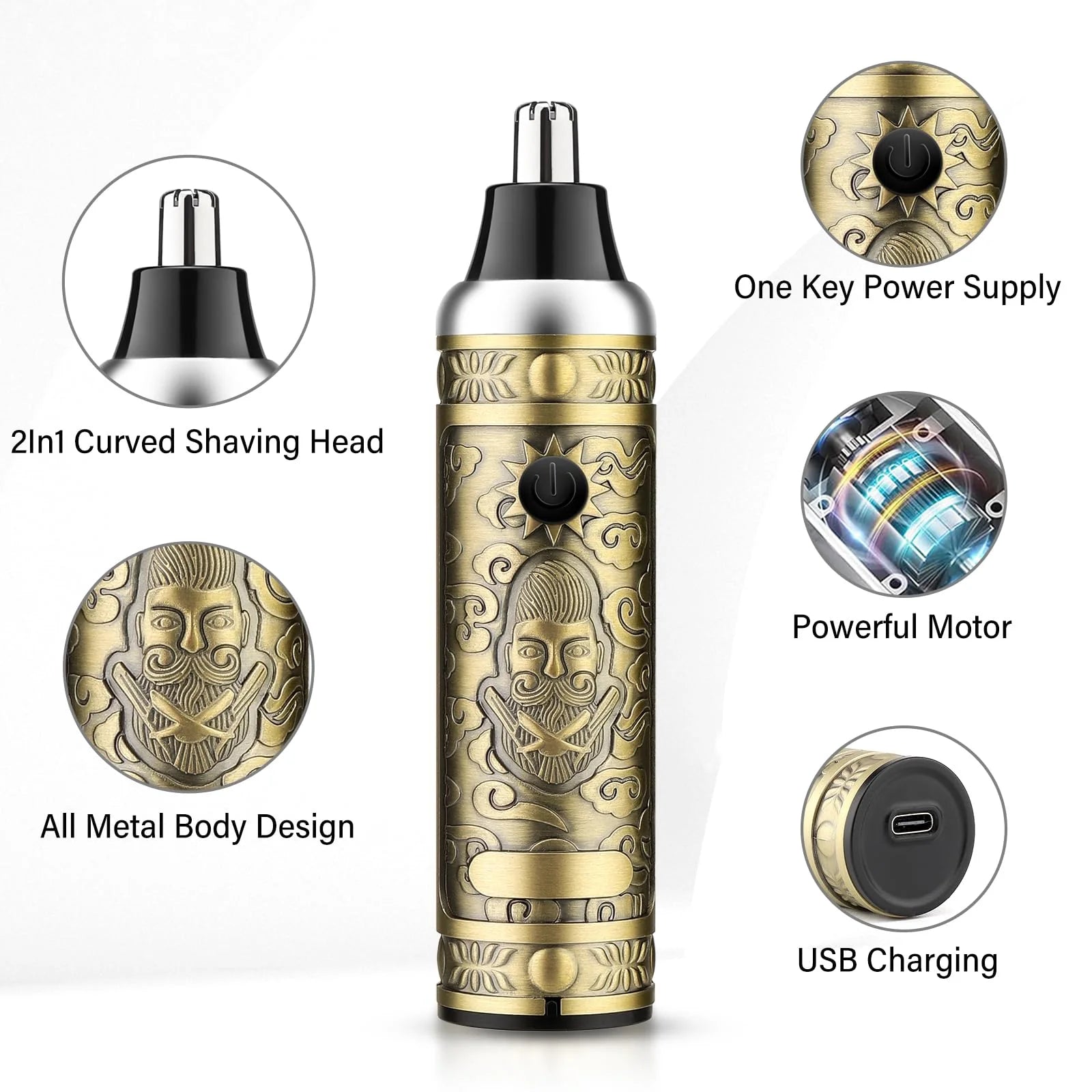 GSKY Professional Hair Clippers for Men, Beard Trimmer Kits & Sets