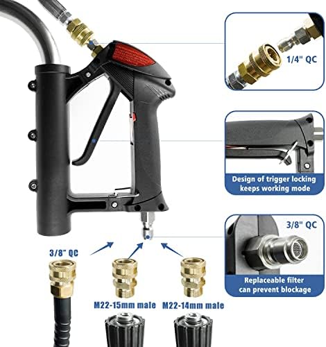 Janz Pressure Washer Surface Cleaner with 4 Wheels