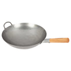 Cuisinart �� Outdoor Wok Station, 50,000 BTU Propane Outdoor Wok Burner w Prep Table, 14�测�� Carbon Steel Wok for Stir Fry, Searing, BBQ �� Black