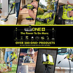 RYOBI ONE+ 18V 13 in. Cordless Battery Walk Behind Push Lawn Mower wit