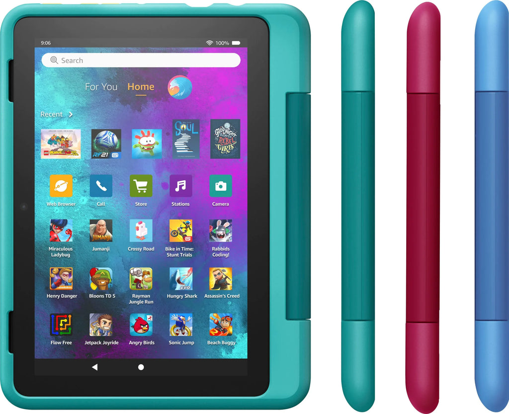 Fire HD 8 Kids Pro ages 6-12 (2022) 8′′ HD tablet with Wi-Fi 32 GB – Cyber Sky