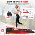 Sperax Walking Vibration Pad with APP, 3 in 1 Under Desk Treadmill, 2.5HP Low Noise Walking Treadmill Pad with Remote Control,Portable Treadmills for Home Office