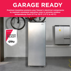 Frigidaire 6.5 Cu. ft. Upright Freezer, Platinum