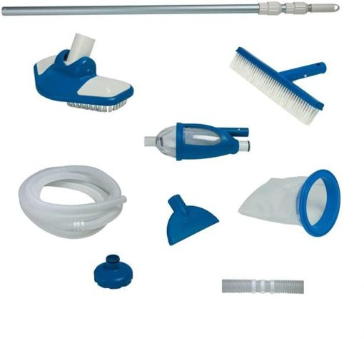 Intex 3000 GPH Sand Filter Pump for Above Ground Pools with Deluxe Maintenance Kit