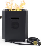 Ukiah Note Portable Propane Fire Pit with Beat to Music Tech & Bluetooth Audio System