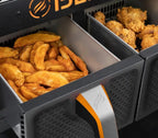 💥Clearance Sale🔥Blackstone 2-Burner 28" Griddle with Electric Air Fryer and Hood