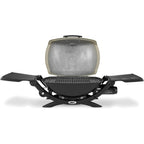 Weber Q 2200 Portable Gas Grill, 1-Burner, Titanium, 12,000 BTU, 280 sq in Cooking Area