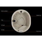 Lifesmart Spas 4 - Person 13 - Jet Oval Plug And Play Hot Tub