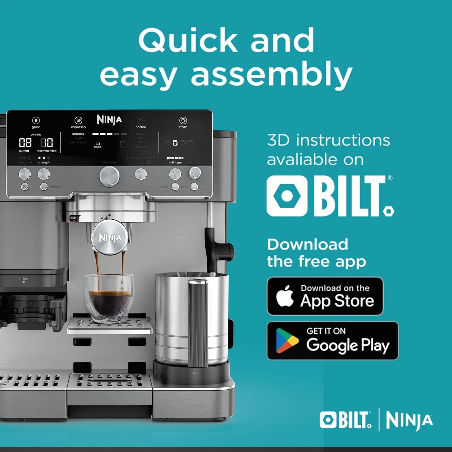 NINJA Espresso Machine & Drip Coffee Maker – Luxe Café ES601