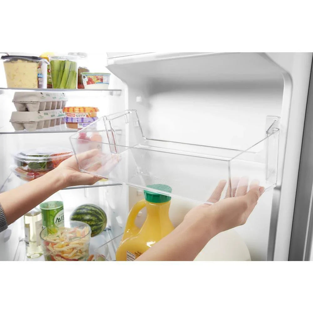 Whirlpool 36-Inch Wide Side-By-Side Refrigerator - 24 Cu. ft. Stainless Steel