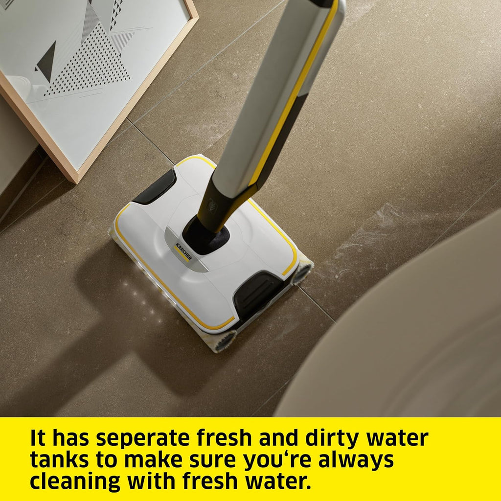 Kärcher Electric Mop & Sanitize Hard Floor Cleane - Cordless