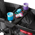 Stroller Wagon, 4 Seater Wagon Stroller for Kids with Low Sides, Baby Stroller Wagon, Quad Stroller