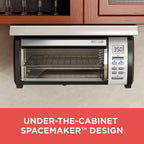BLACK DECKER SpaceMaker Under Counter Toaster Oven, Digital Controls, Black/Stainless Steel, Fits 9�测�� Pizza or 4 Slices
