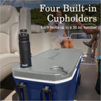 Coleman Classic Series Insulated Portable Wheeled Cooler, Leak-Resistant Outdoor Hard Cooler Keeps Ice up to 5 Days, 100-Quart