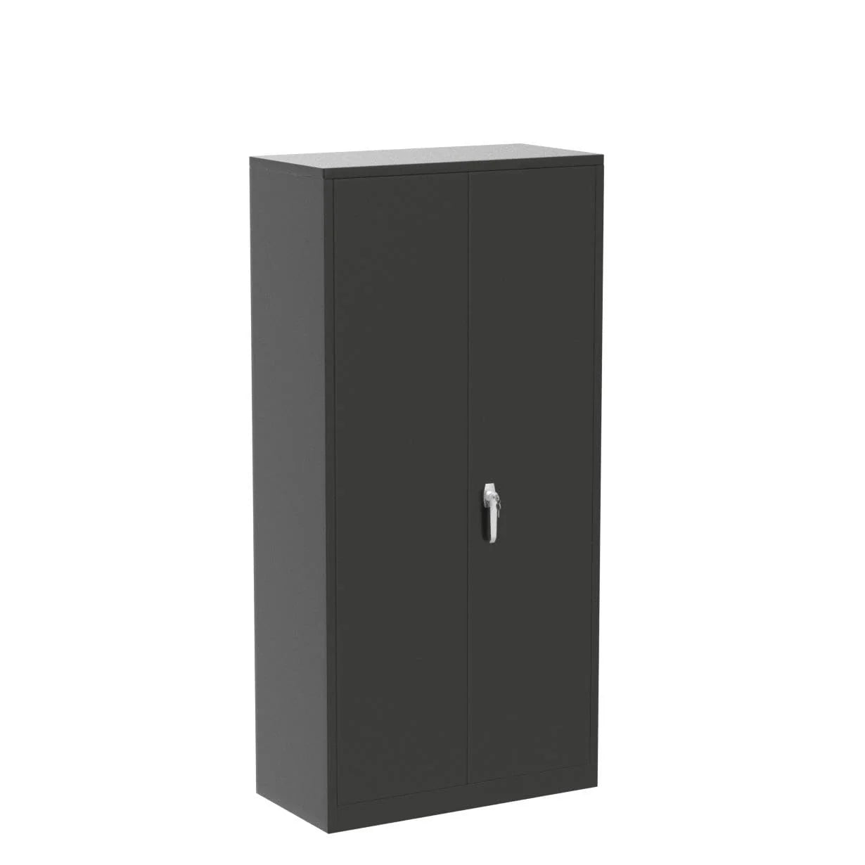 Greenvelly 72�� Black Storage Cabinet with Doors
