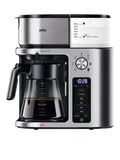 Braun MultiServe Plus Drip Coffee Maker, 10-Cup, 7 Brew Sizes, Cold & Hot Brew, Stainless Steel, KF9370SI