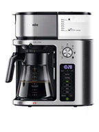 Braun MultiServe Plus Drip Coffee Maker, 10-Cup, 7 Brew Sizes, Cold & Hot Brew, Stainless Steel, KF9370SI