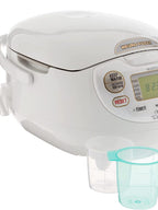 2025 Zojirushi, Made in Japan Neuro Fuzzy Rice Cooker, 5.5-Cup, Premium White