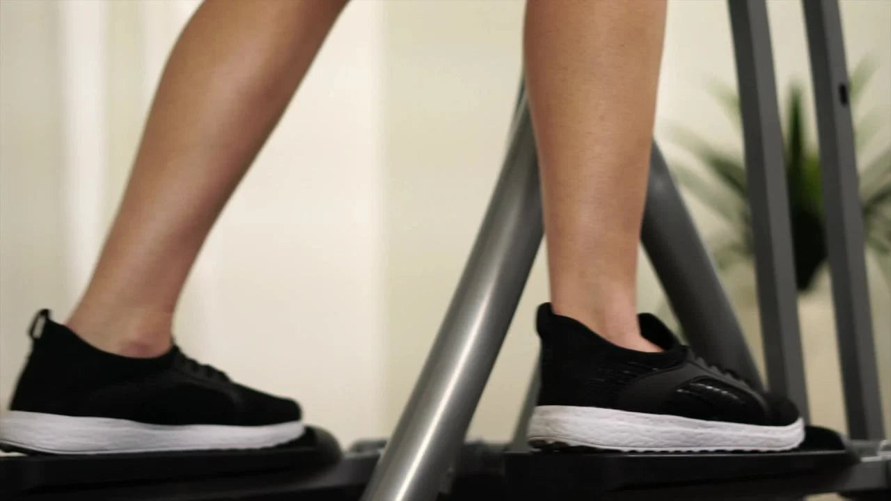 Sunny Health & Fitness Air Walk Elliptical, Lightweight Portable Glider w Free SunnyFit® App Membership - SF-E902
