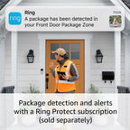 Ring Battery Doorbell Plus – 1536p HD+ Video, Motion Detection, Two-Way Talk, Color Night Vision, Alexa Compatible