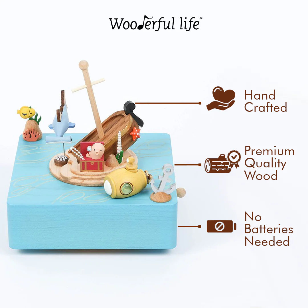 Treasure Hunt | Wooden Music Box