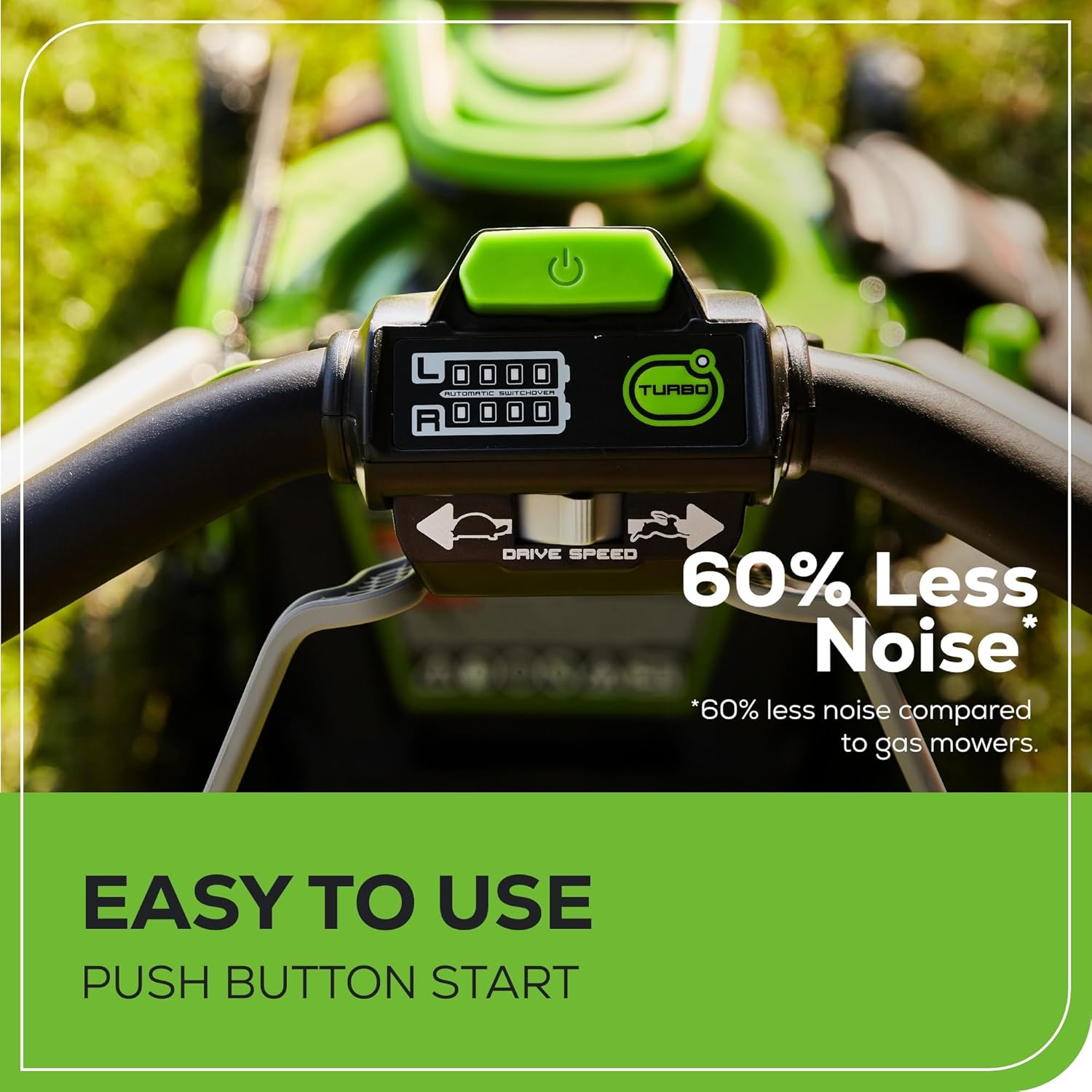 Greenworks 60V 21 Cordless (Self-Propelled) Lawn Mower , 2 x 4.0Ah Batteries and Dual Port Rapid Charger