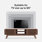 mopio Ensley 59" Walnut TV Stand for 55/60/65 inch TV