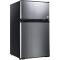 Mini Fridge with Freezer, 3.1 Cu.Ft Small Refrigerator, Compact Refrigerator with LED Light  sgtnighsdesigns