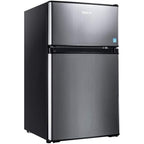 Mini Fridge with Freezer, 3.1 Cu.Ft Small Refrigerator, Compact Refrigerator with LED Light  sgtnighsdesigns