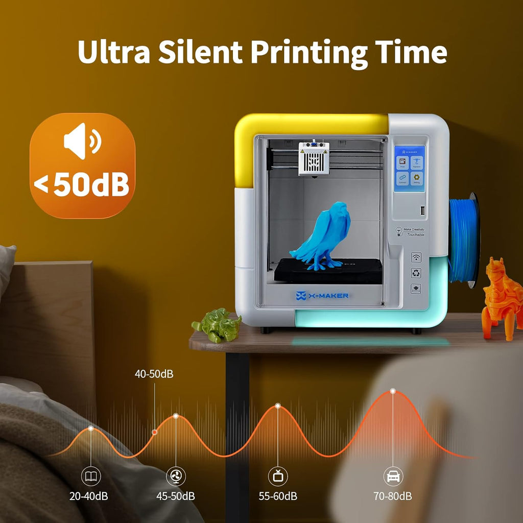 AOSEED 3D Printer for Kids and Beginners, Fully Assembled High-Speed 3D Printer