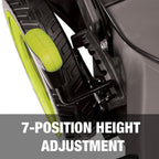 Sun Joe 48V Cordless Self-Propelled Lawn Mower, 20′′ Cutting Width, 2 x 4.0-Ah Batteries, 7-Position Height Adjustment